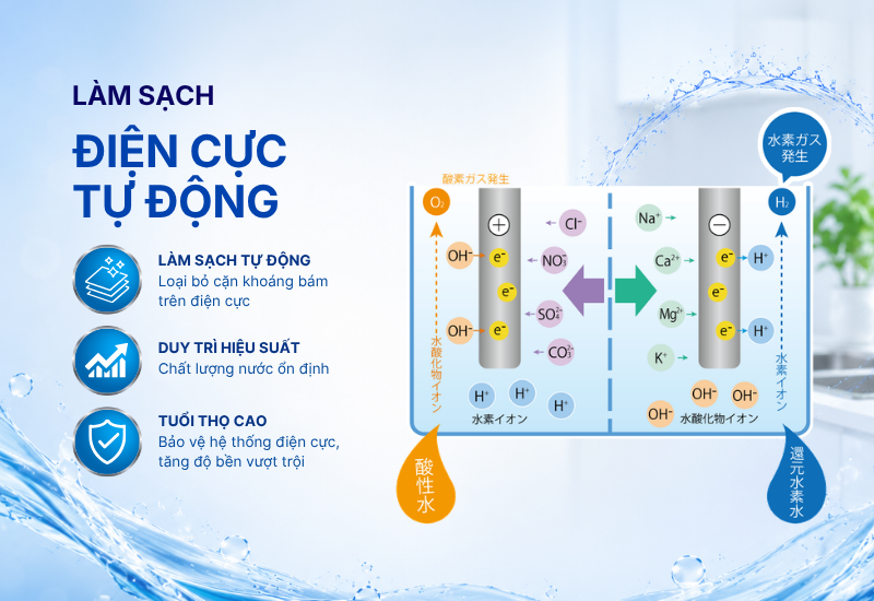 Làm sạch điện cực tự động